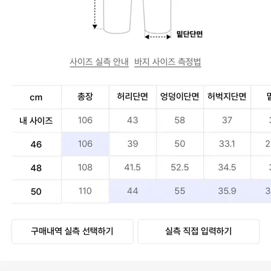 애드오프 흑청바지 판매