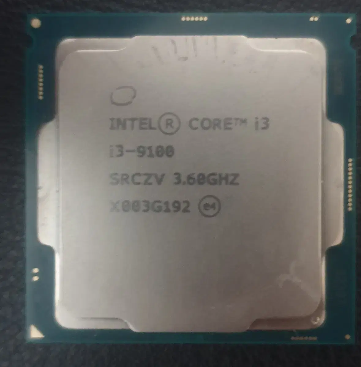 인텔 cpu i3 9100