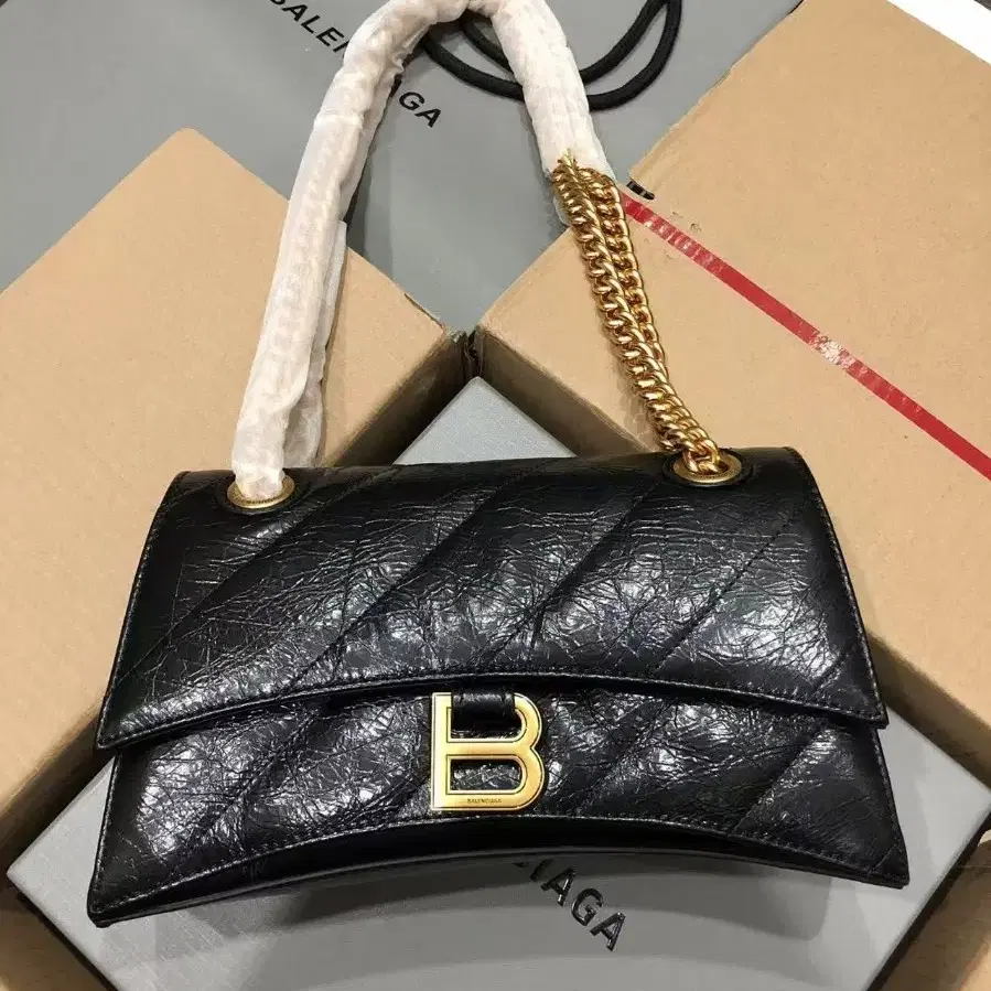 BALENCIAGA S.A.체인 토트 숄더백25*15*9.5cm