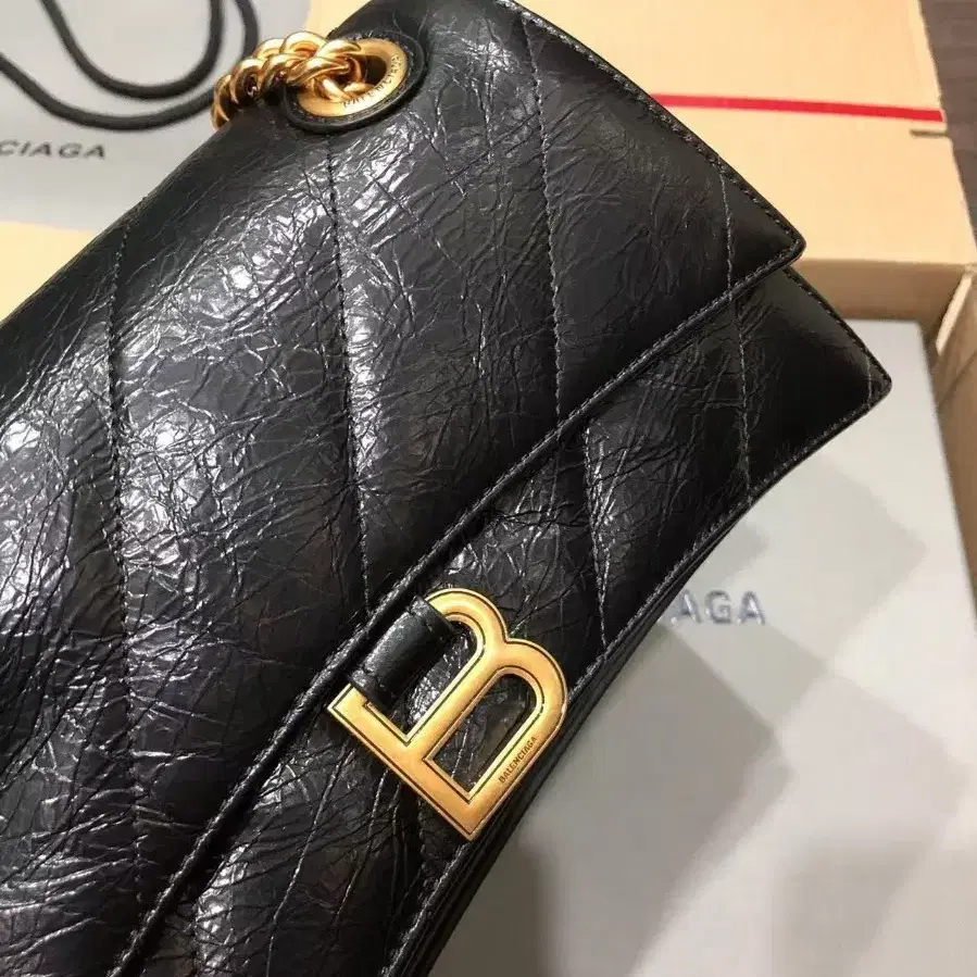 BALENCIAGA S.A.체인 토트 숄더백25*15*9.5cm