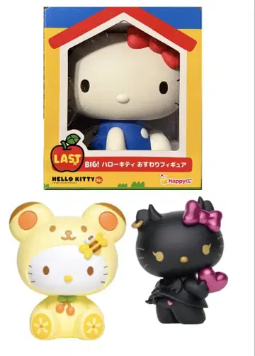 헬로키티해피 애니버서리 복권 특상 A상 미개봉 새상품 피규어 2개