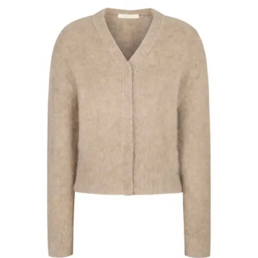 아위  Italian Brushed Cardigan 베이지