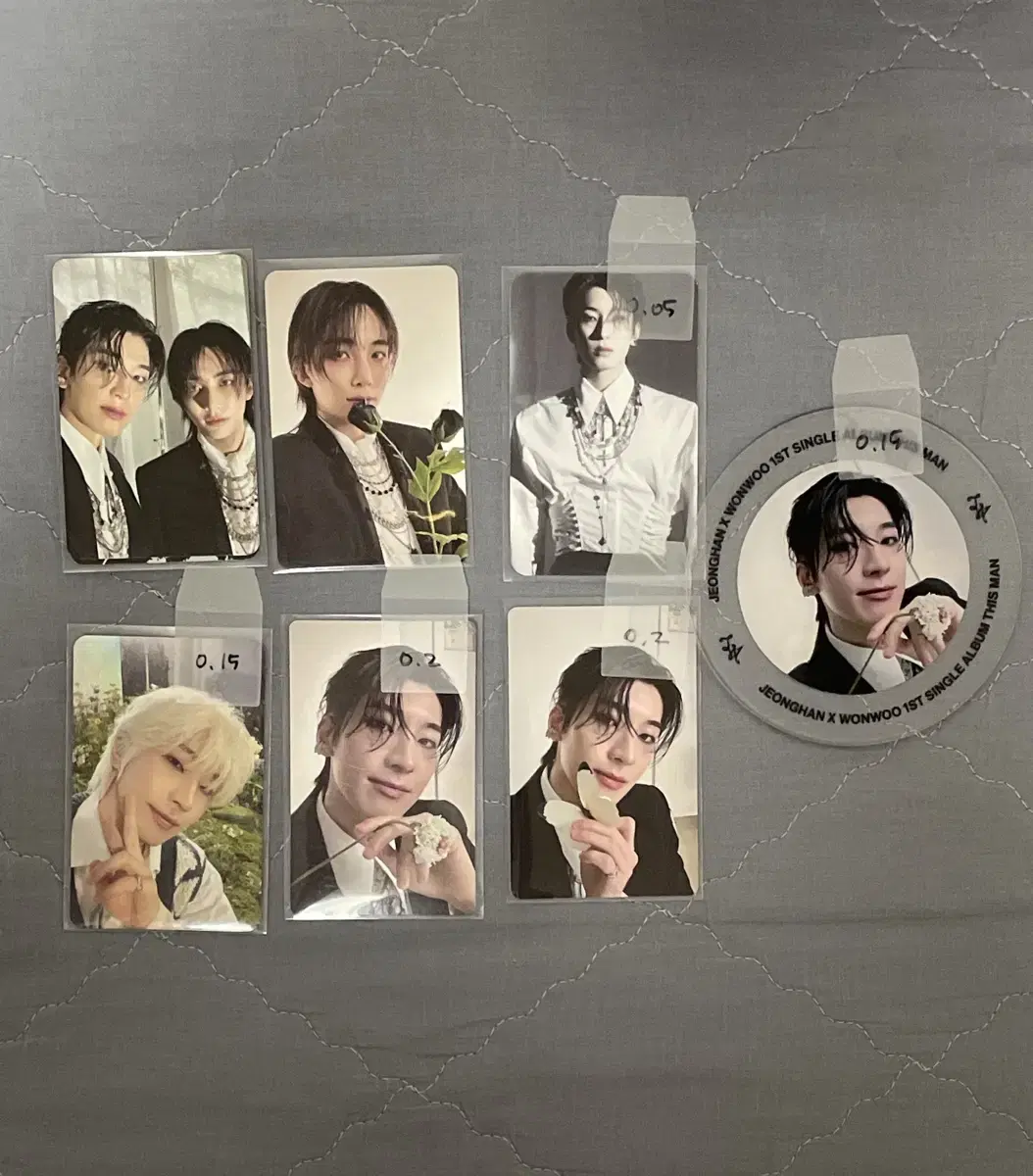 Seventeen Disman Jeonghan Jeongwoo Wonwoo Photocard/Coaster Yang Yang