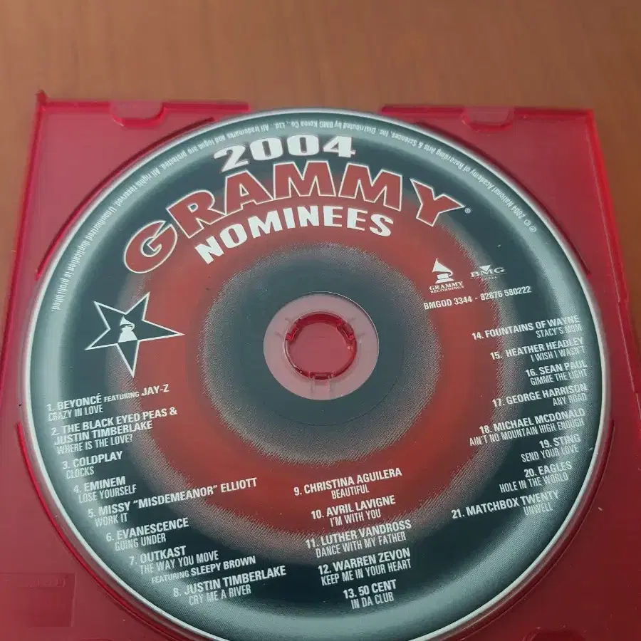 2004 Grammy Nominees비욘세 제이지 에미넴 스팅 이글스cd