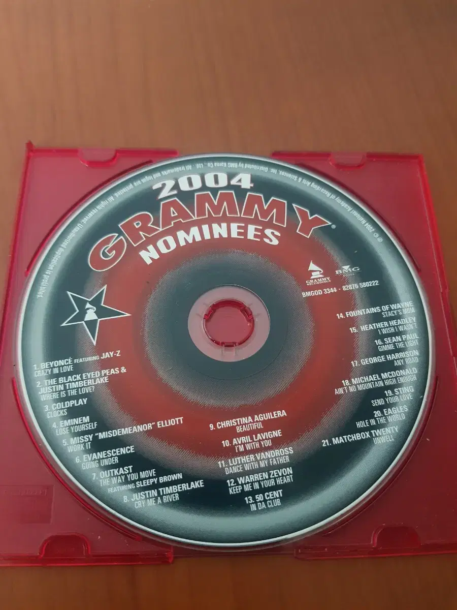 2004 Grammy Nominees비욘세 제이지 에미넴 스팅 이글스cd