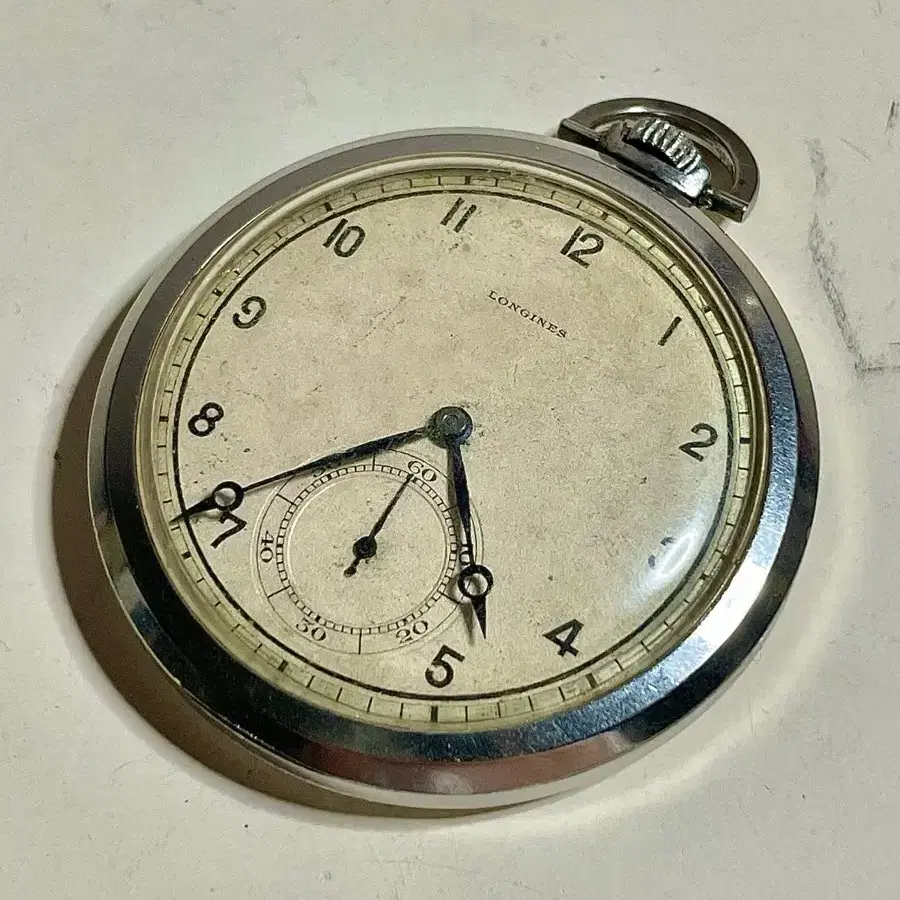 1930년대 빈티지 론진 회중시계 청침 LONGINES