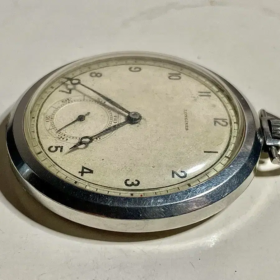 1930년대 빈티지 론진 회중시계 청침 LONGINES