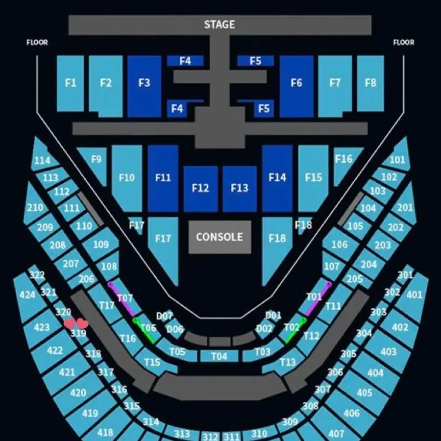 127 막콘 콘서트 3층 원가양도