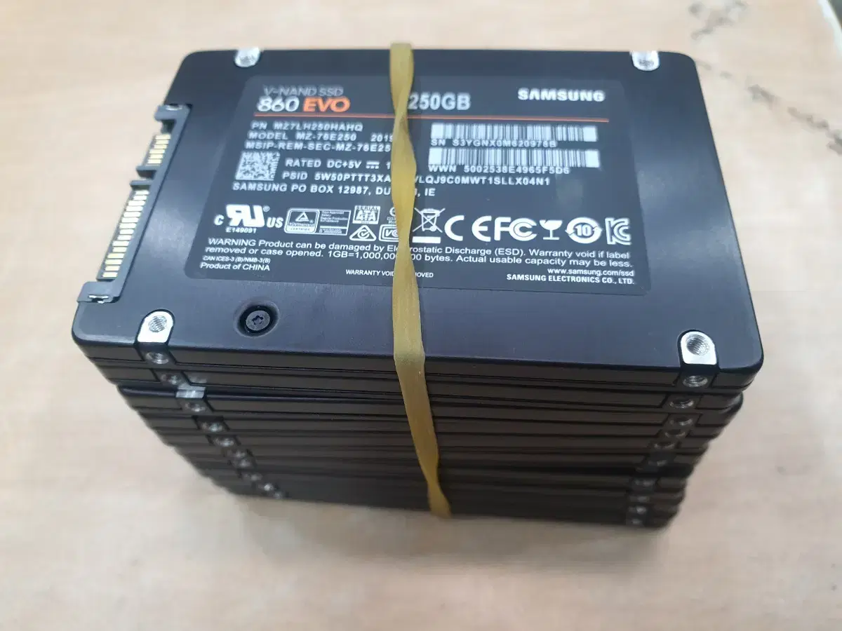 삼성SSD 860 EVO 250GB 10개