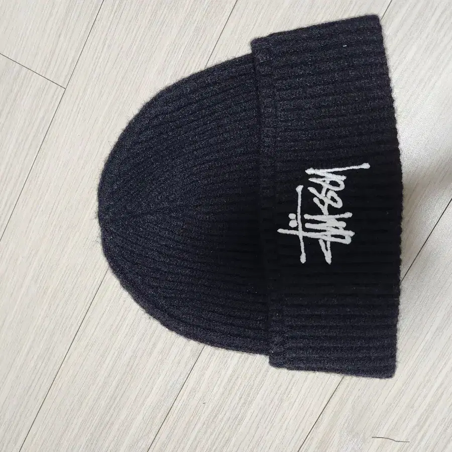 스투시 비니 Stussy Basic Cuff Beanie Black