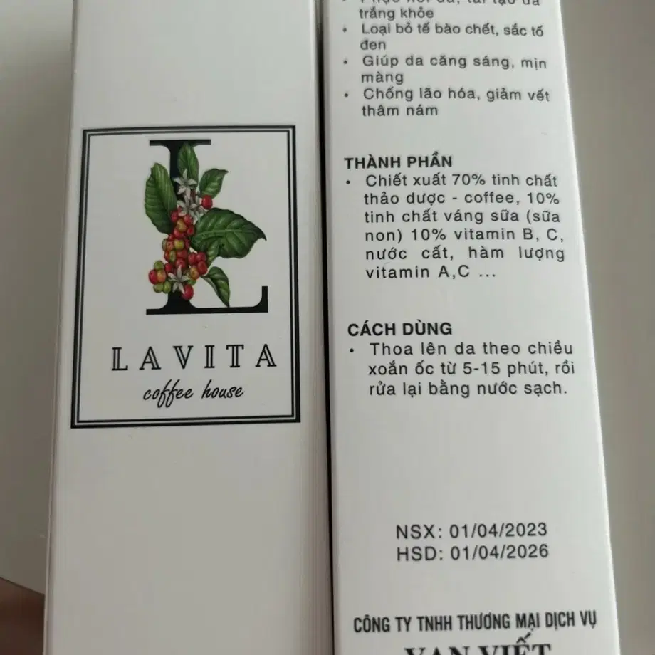 (두개가격택포)베트남 Lavita 라비타 커피 스크럽 저렴하게 팔아요