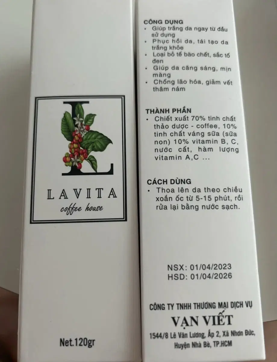 (두개가격택포)베트남 Lavita 라비타 커피 스크럽 저렴하게 팔아요