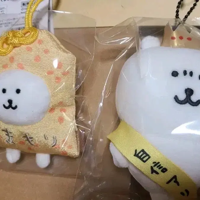 나가노 농담곰 마스코트 오마모리곰 부적곰+왕관곰