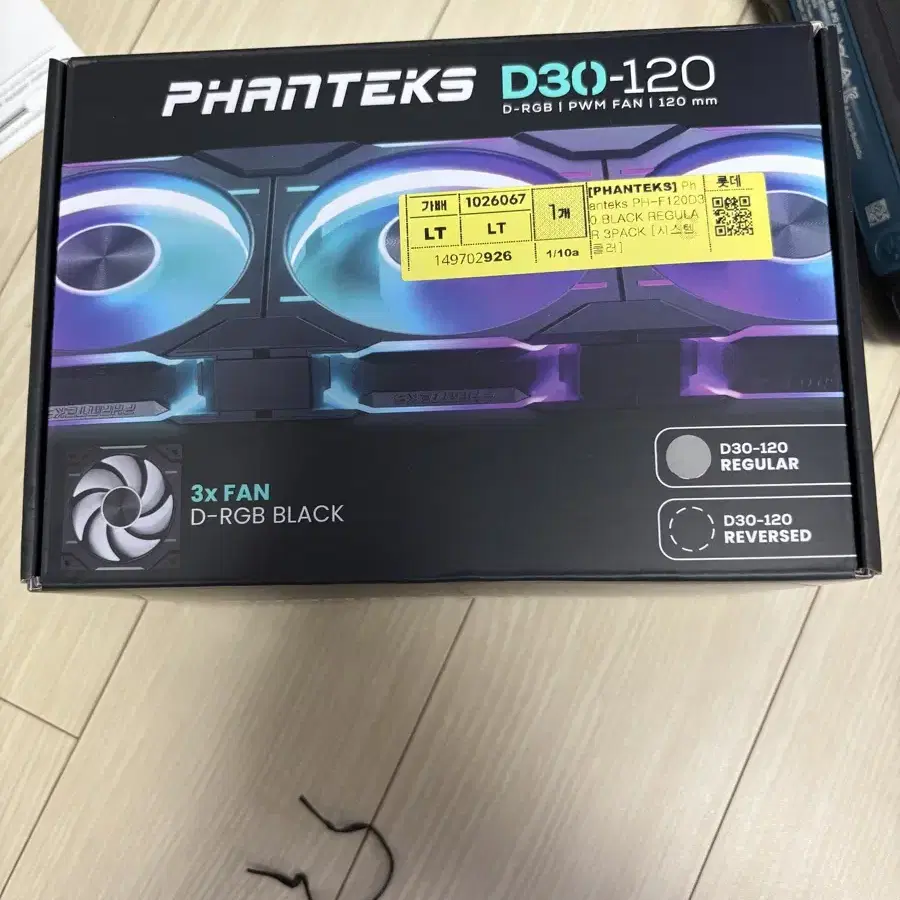 Phanteks PH-F120D30 BLACK REGULAR 3PACK