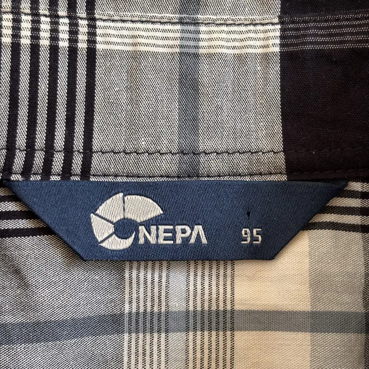 네파 캐주얼 체크 셔츠 95 남방 아웃도어 NEPA