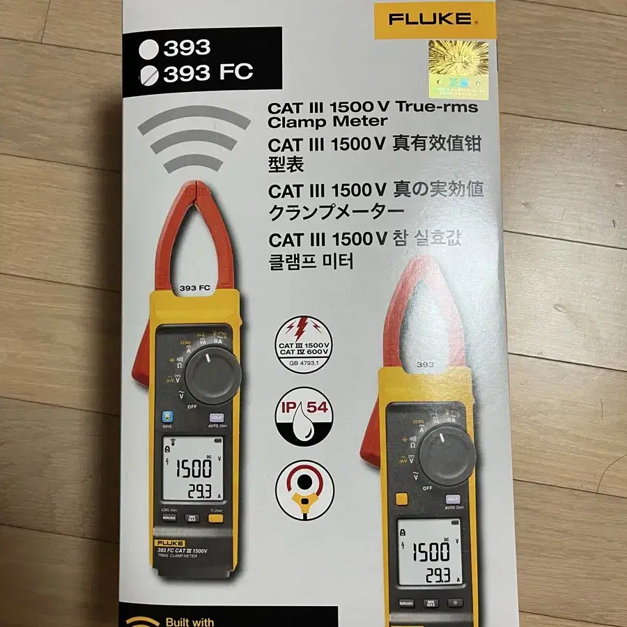 FLUKE 393 FC 멀티미터(미사용 신품)