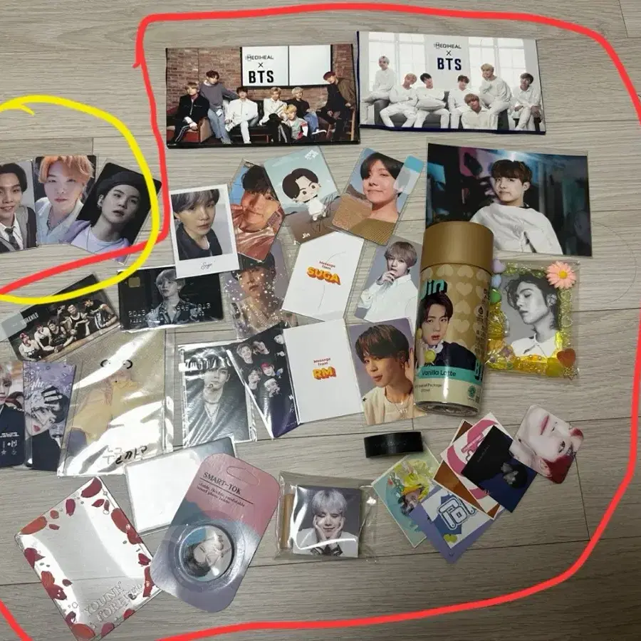 bts 굿즈 후기(That picture is an example