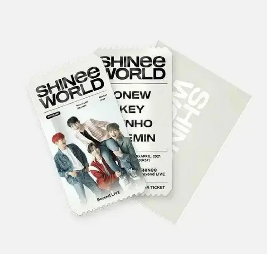 샤이니 민호 스페셜 AR 티켓 세트 SHINee Minho Ticket