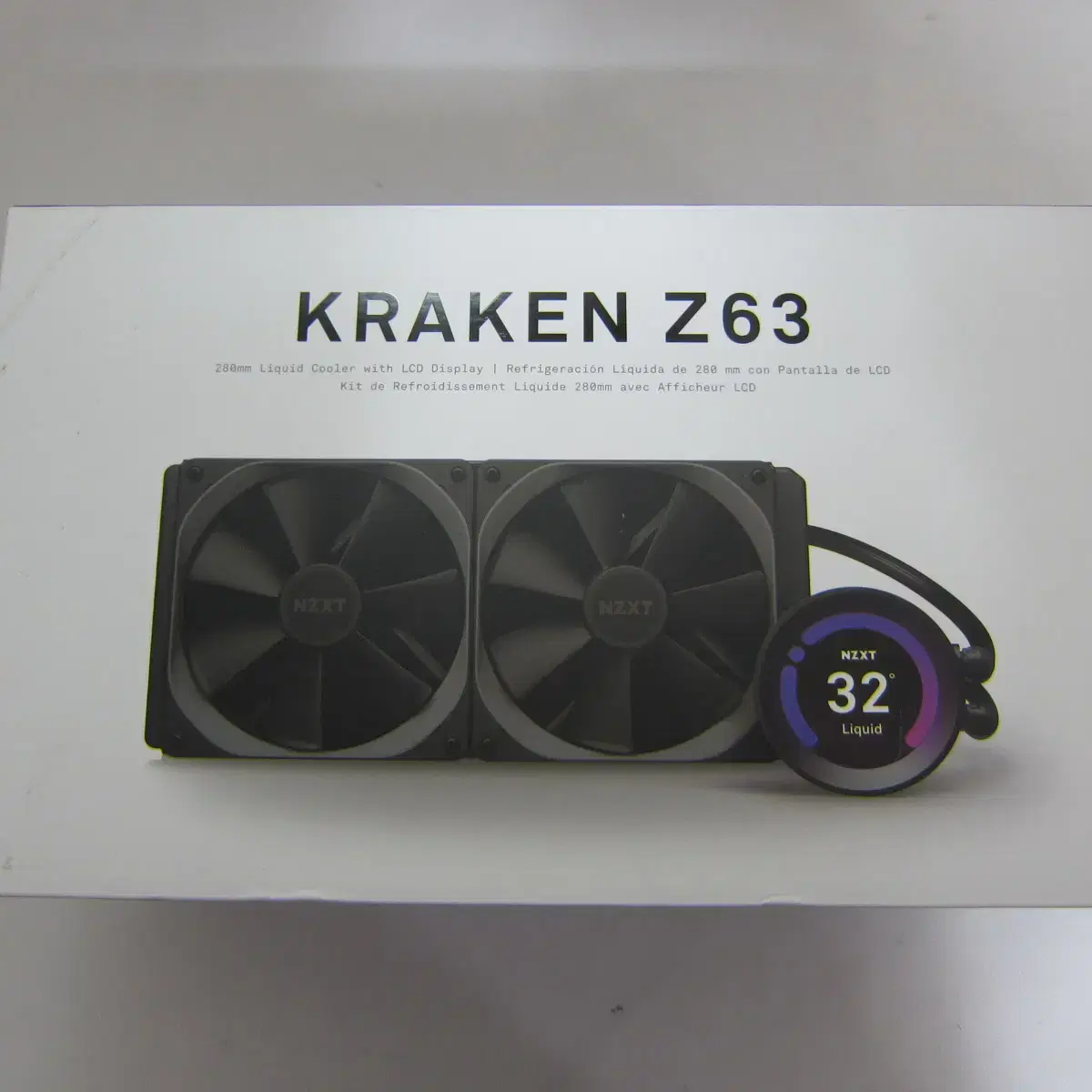 [2열 수냉] NZXT KRAKEN Z63 박스풀(AS 2026년 4월)