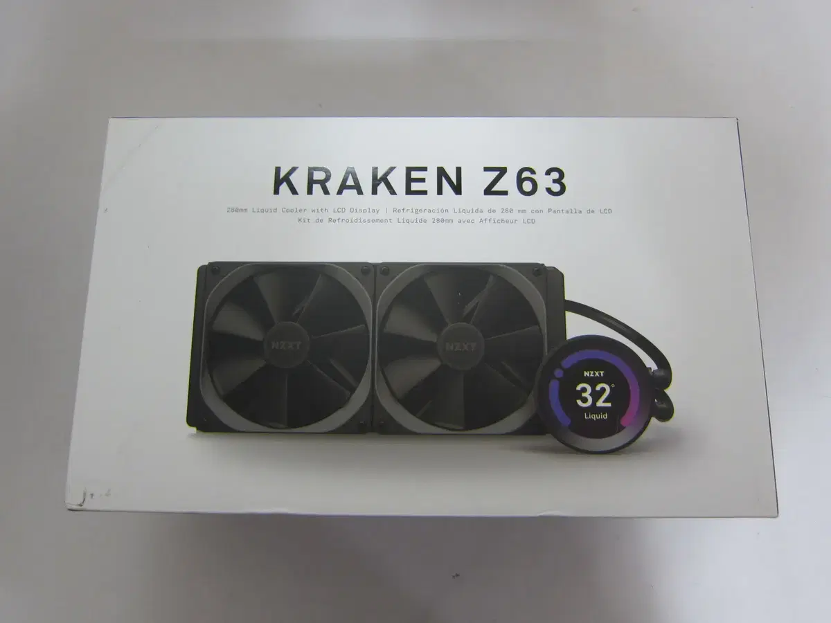 [2열 수냉] NZXT KRAKEN Z63 박스풀(AS 2026년 4월)