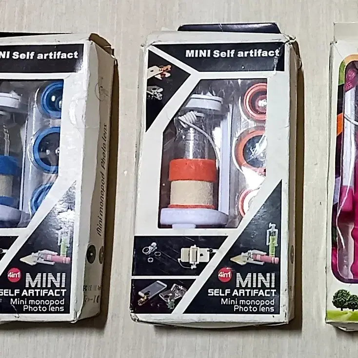 핸드폰 셀카봉 Mini monopod 3개