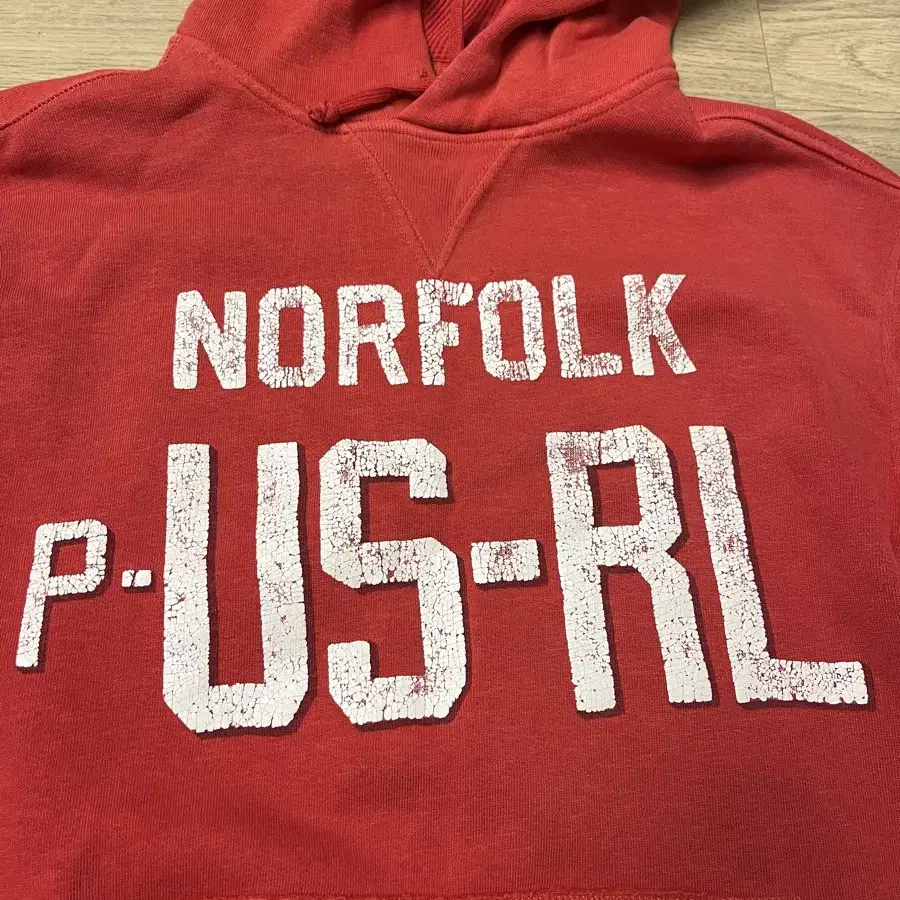 폴로 랄프로렌 NORFOLK 와플 후디 후드 M