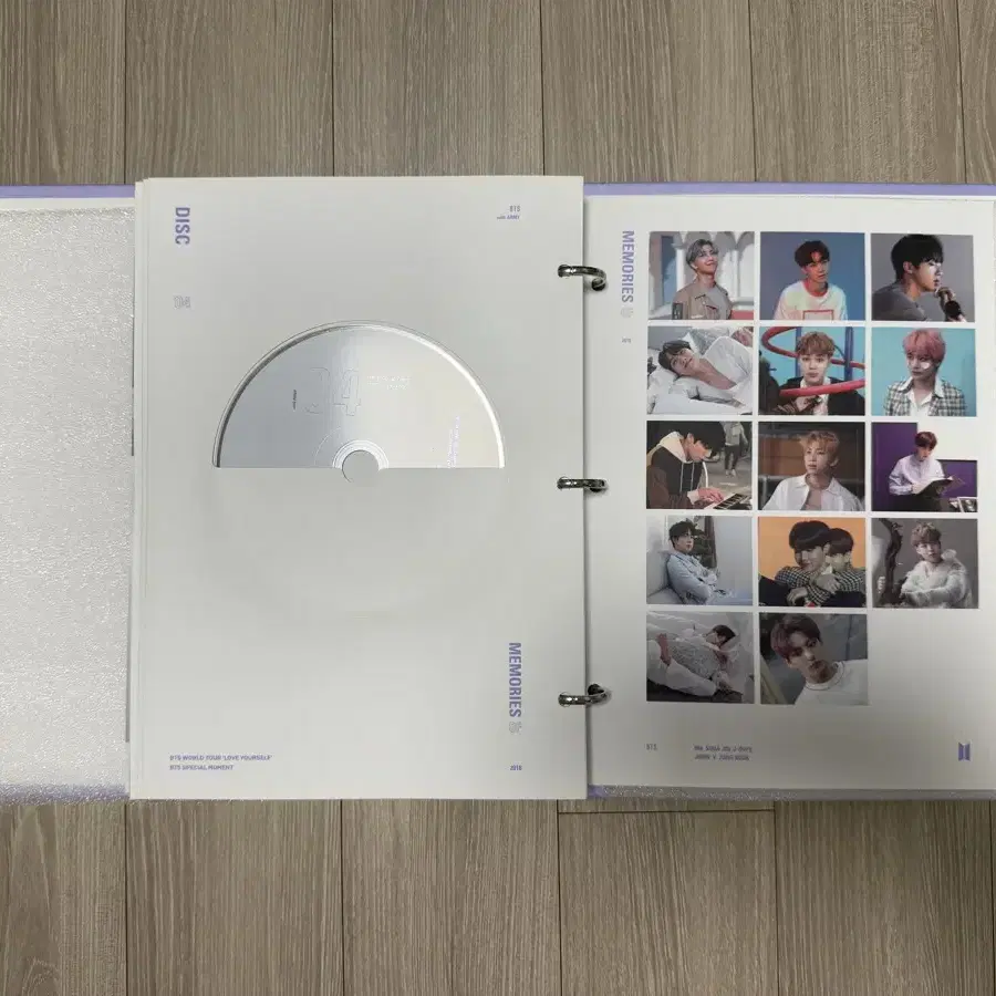 2018 메모리즈 방탄 dvd (풀셋)