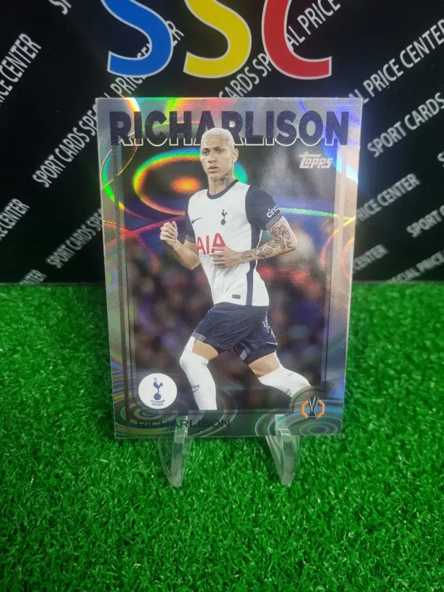 25Tops Competitions Tottenham Hotspur Hyshali Song Silver Parallel Soccer Card