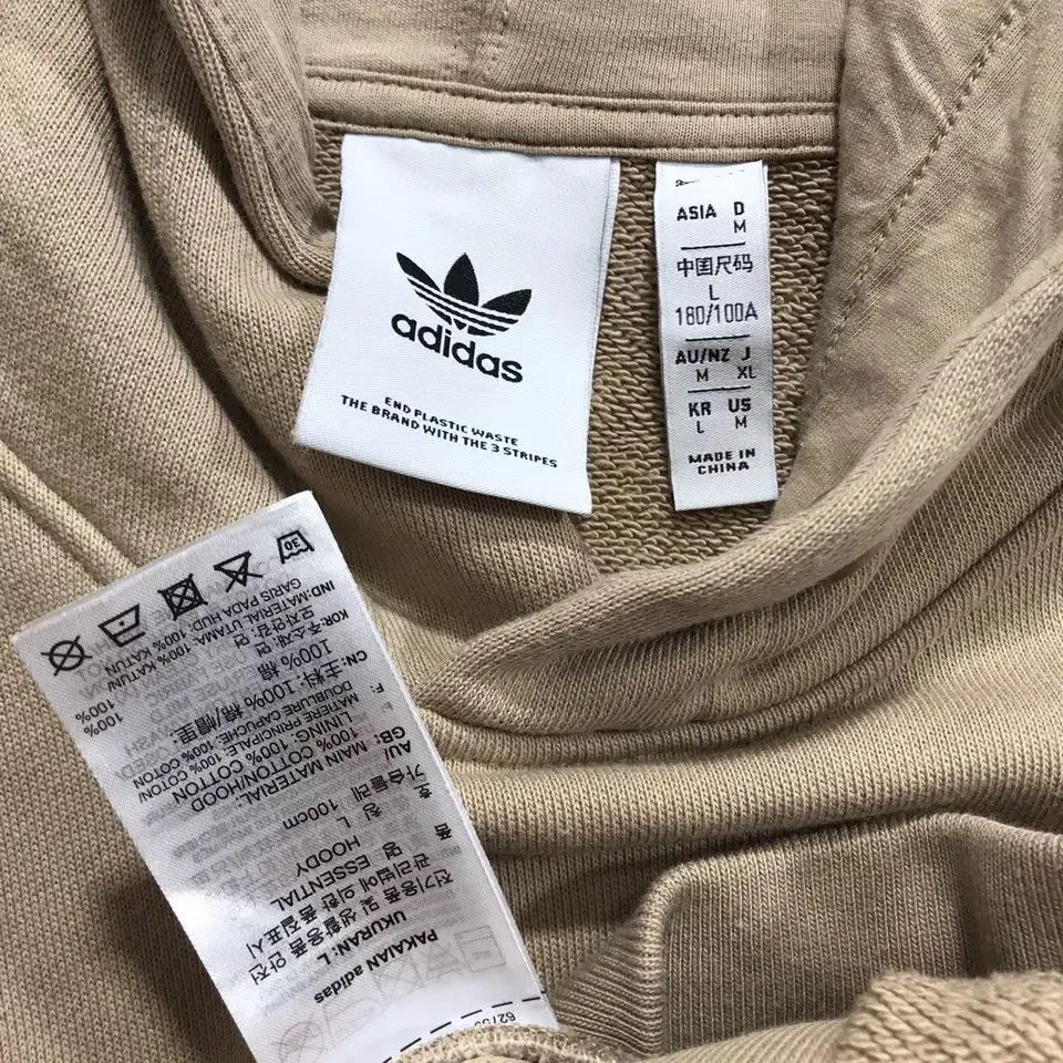 [L, A급, 공용] 아디다스(ADIDAS) 오버핏 후드 티셔츠