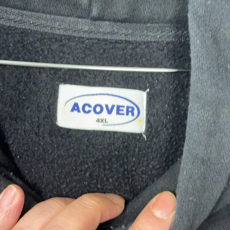 ACOVER 프린팅 오버사이즈 후드티 4XL