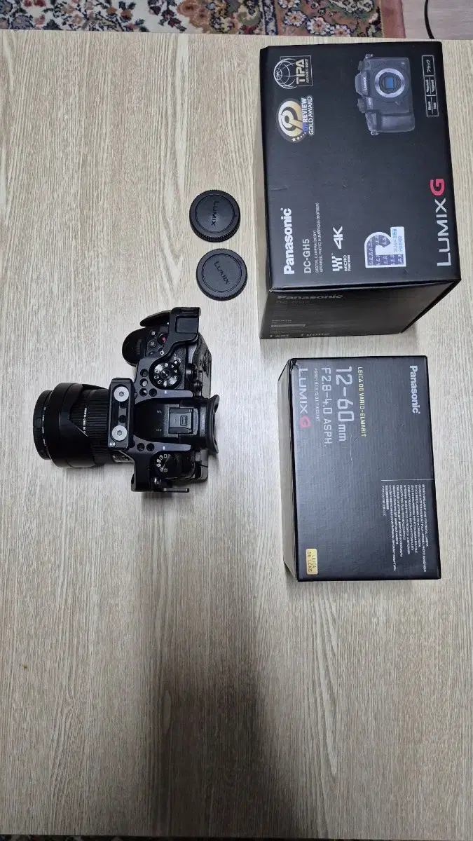 Lumix GH5 (v log) + 12-60mm lens (Hoya uv filter)