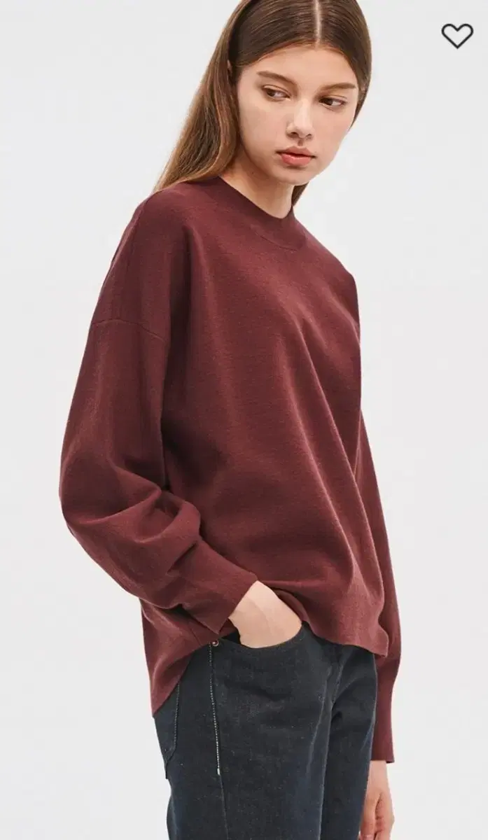 SAGER) Hansom (TIME) Mock Neck Knit Top