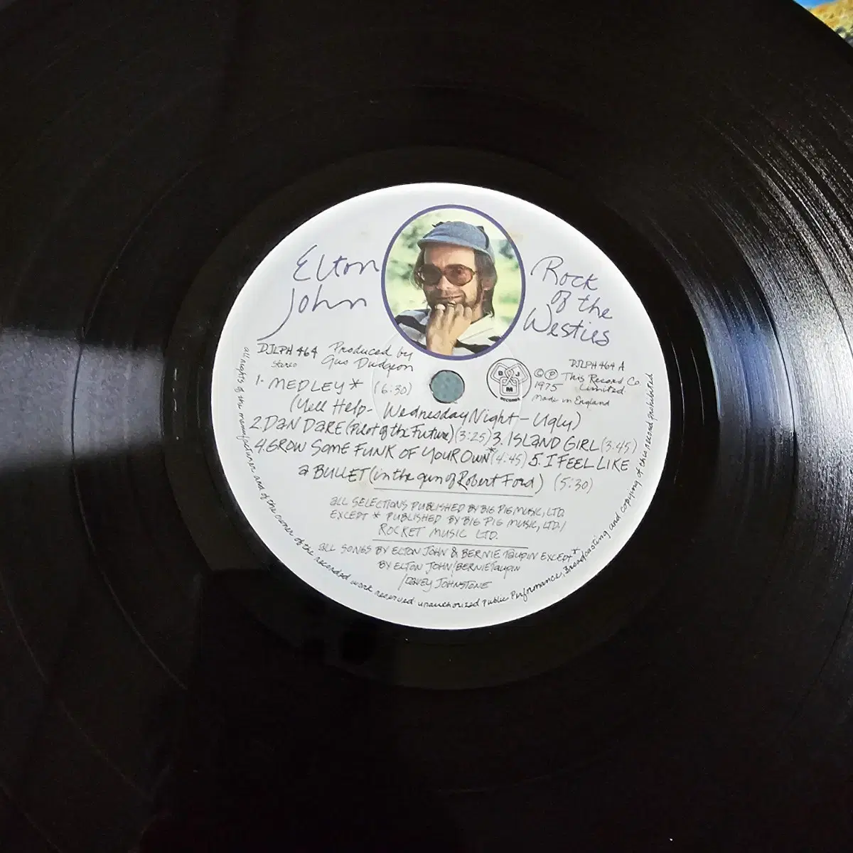 (영국반)Elton John - Rock Of The Westies LP