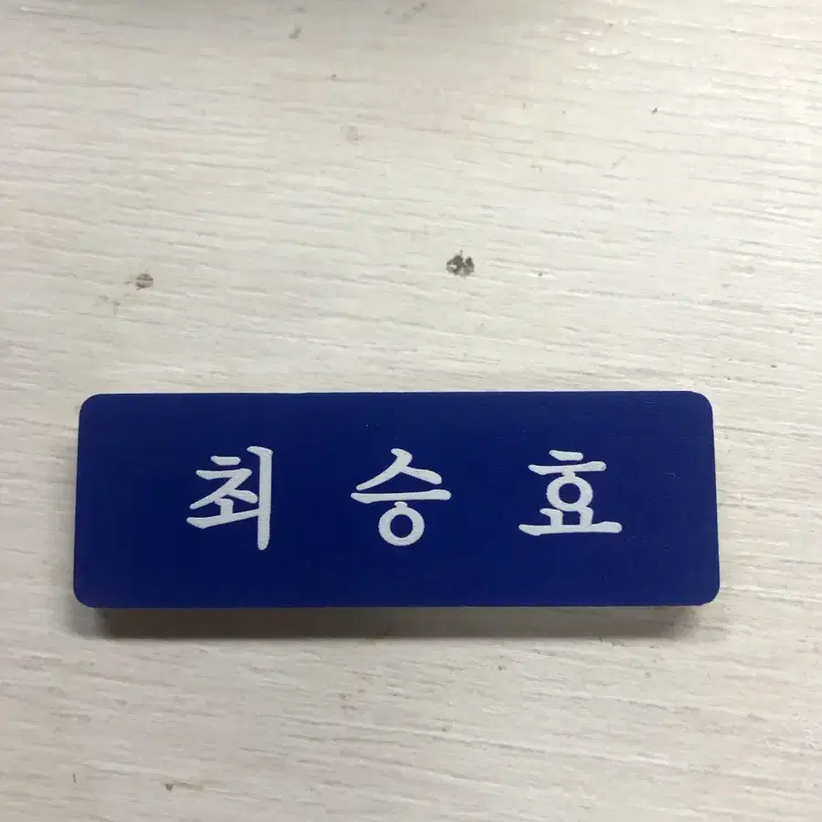 정해인 최승효 명찰 학생증