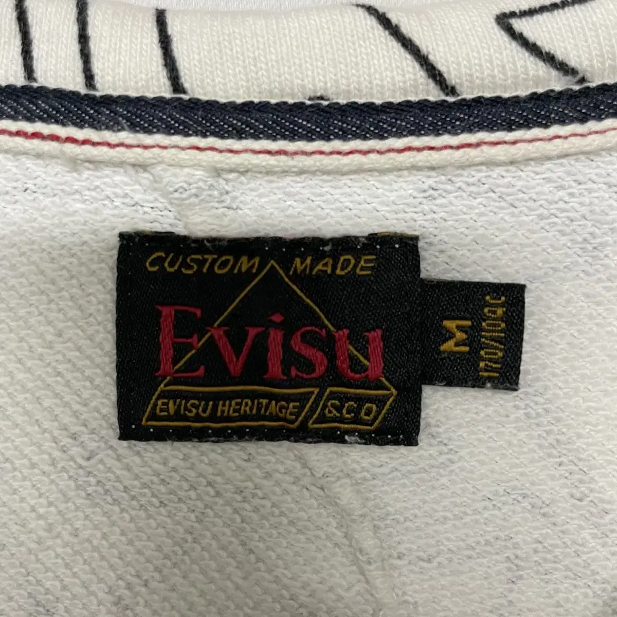 에비수 Evisu jpn og 오사카 크루넥 맨투맨