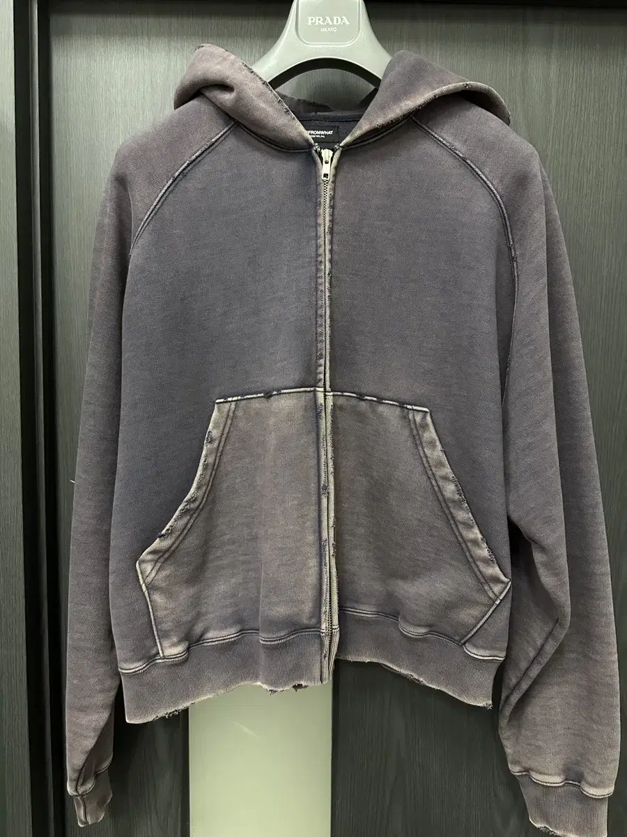 파프롬왓 파아카이브 FAR VINTAGE WASHED HOODIE ZIP