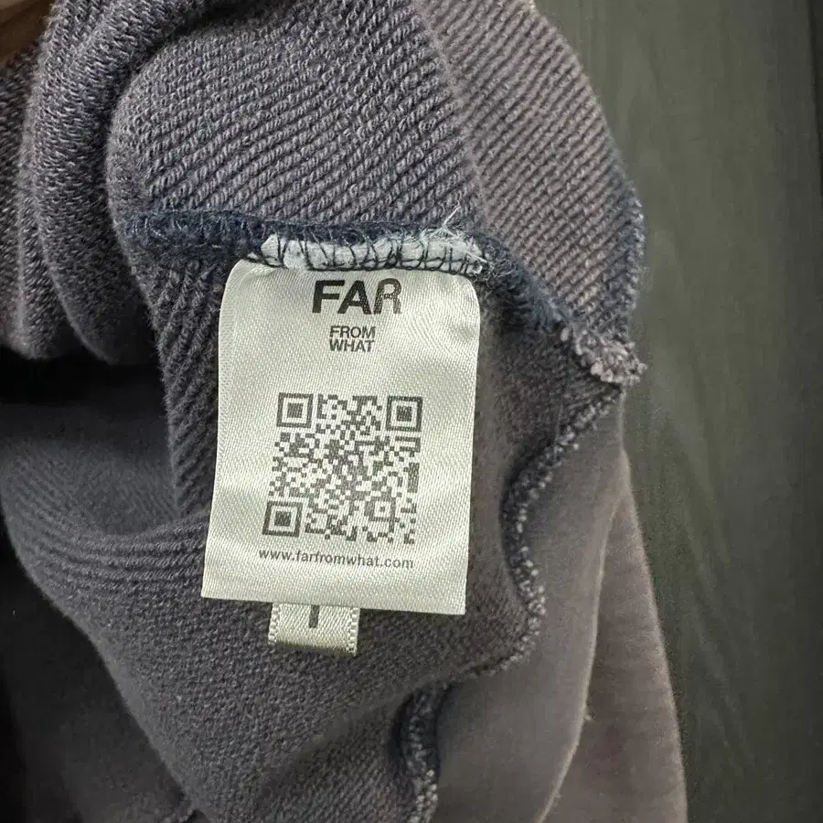 파프롬왓 파아카이브 FAR VINTAGE WASHED HOODIE ZIP