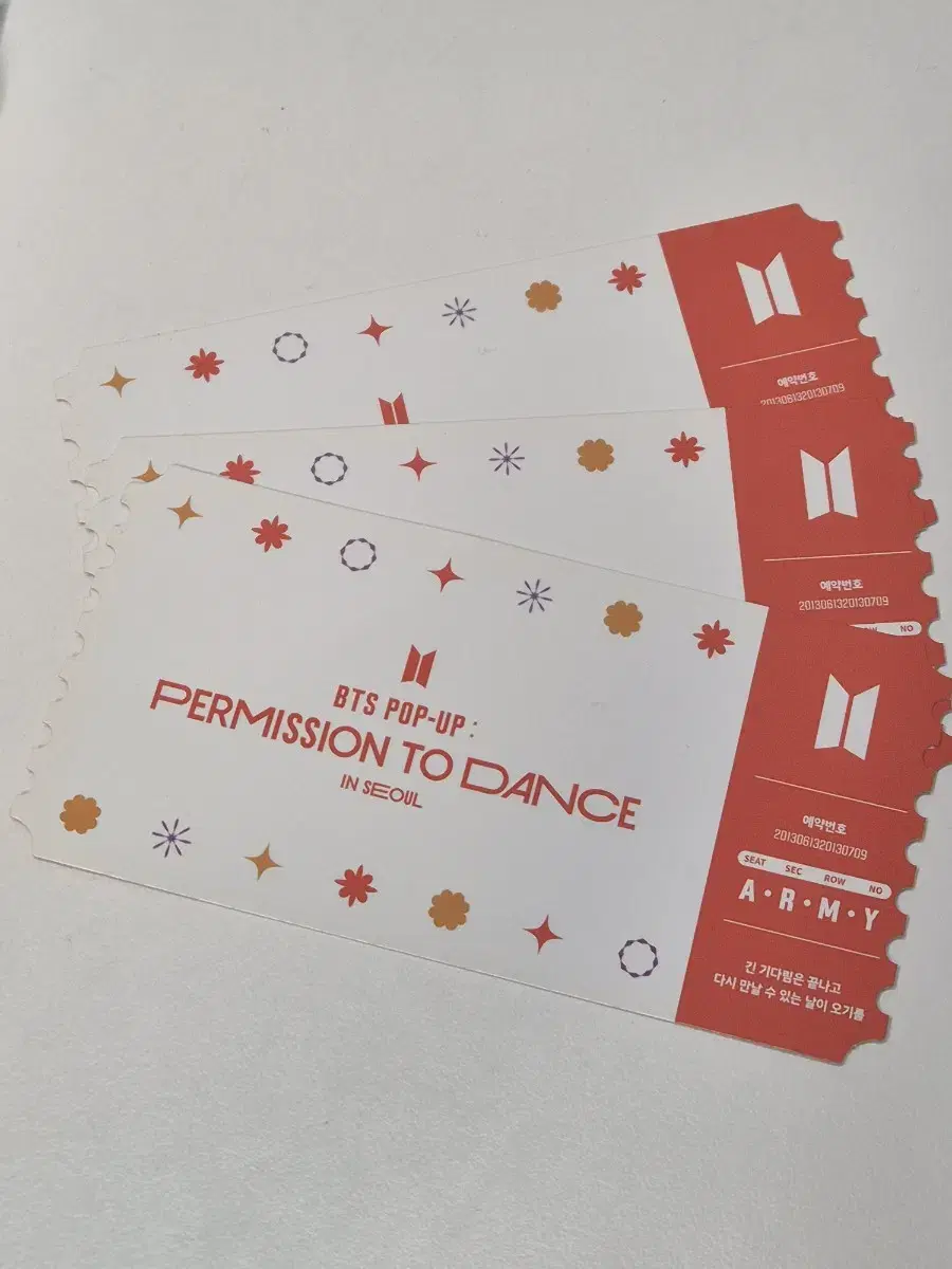 Tickets to the Bangtan Putto-Dan Pop-Up Exhibition