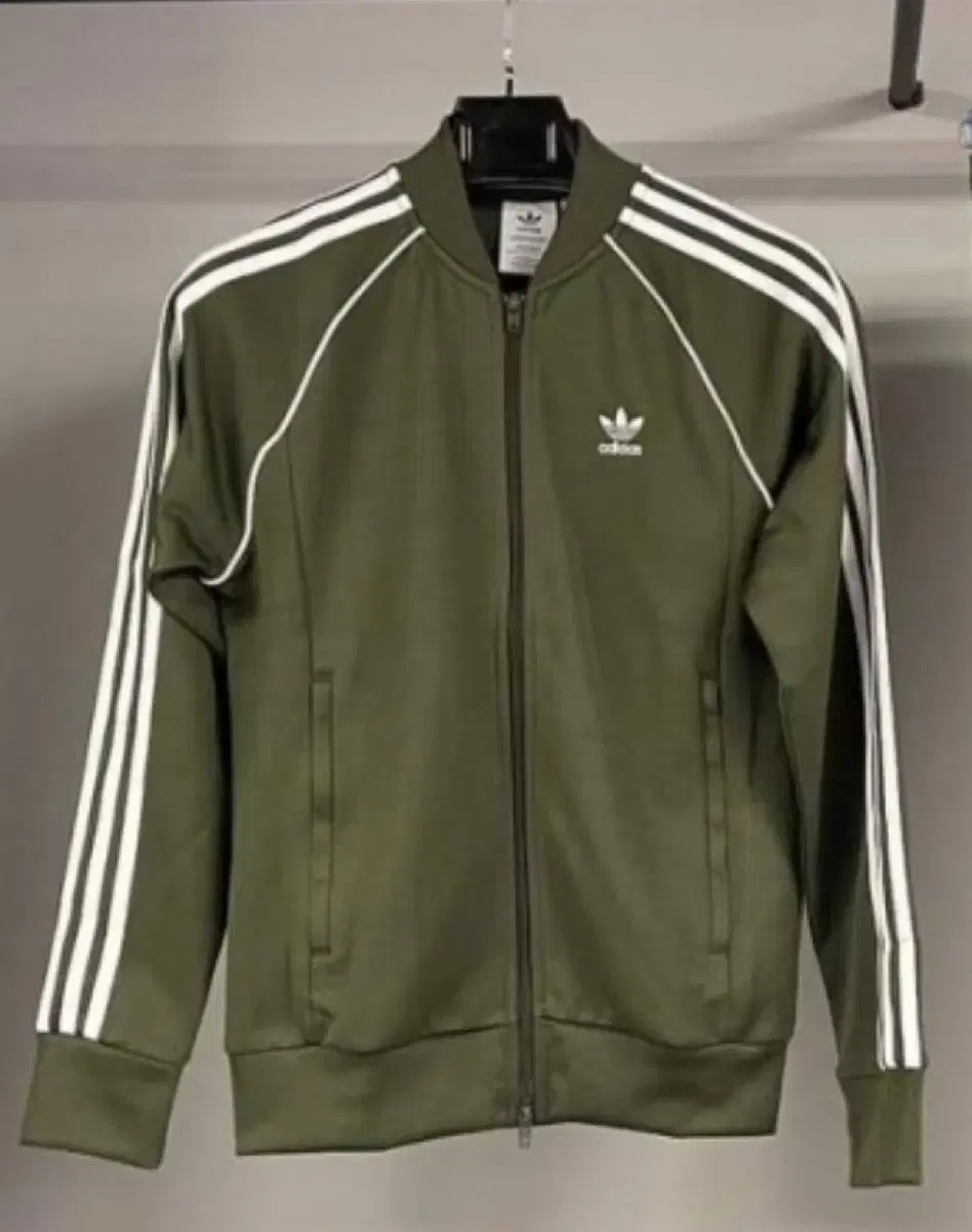 [New]Adidas Superstar Jersey Tracktop Khaki Olive