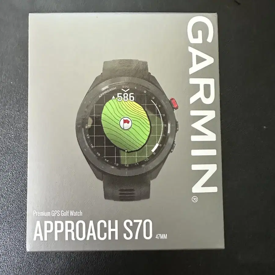 GARMIN 가민 Approach 어프로치 S70, 47mm, 블랙, 골