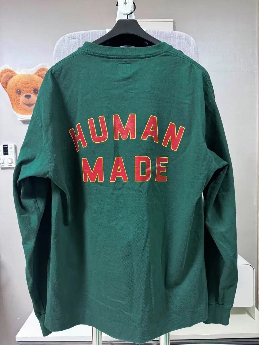 휴먼메이드 [HUMAN MADE] 드라이 올즈 긴팔 티셔츠 (사이즈 L)