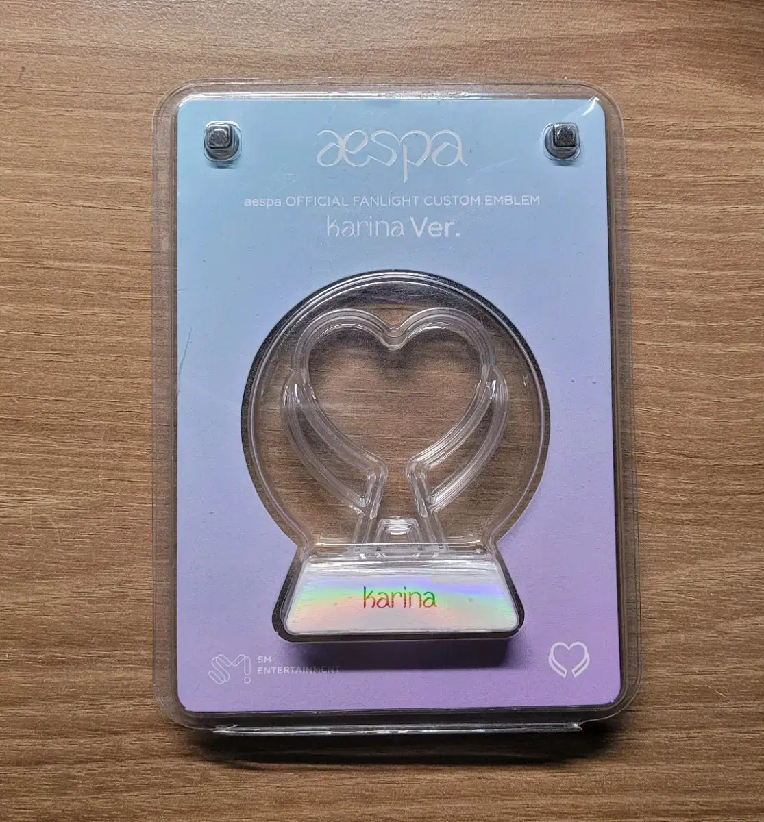 Aespa karina lightstick Emblem wts Svongi AESPA KARINA