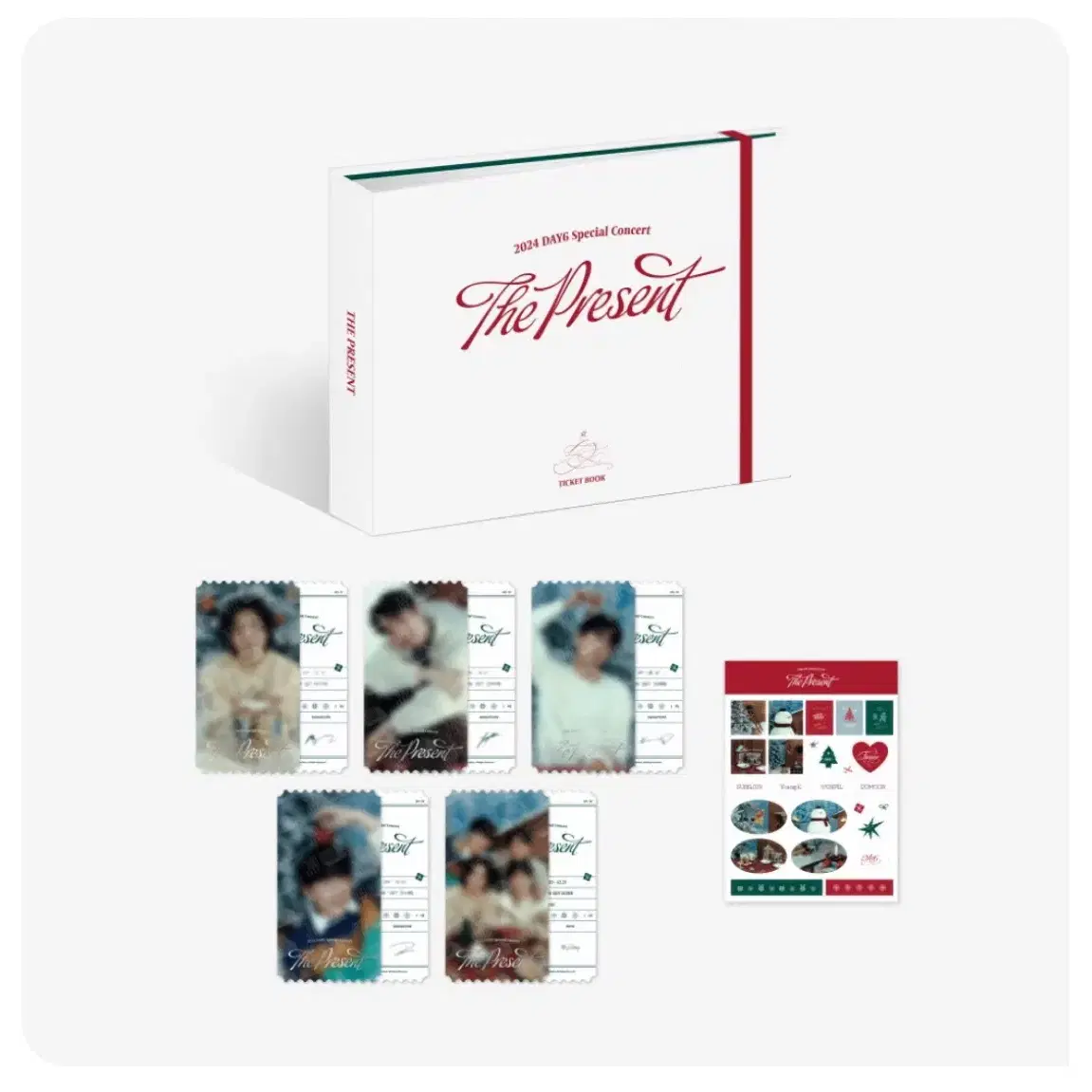 데이식스 클콘 md ticket book set