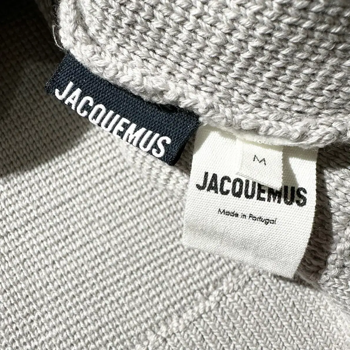 [L-XL] Jacquemus 자크뮈스 터틀넥 지퍼 니트