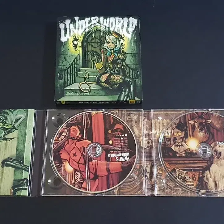 VAMPS 뱀프스 4집 앨범 UNDERWORLD(CD+BD) 하이도 카즈