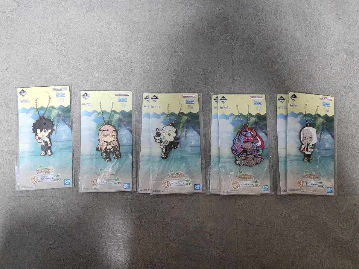 Fei Pego Kuji First Lottery Rubber Strap 5 pieces