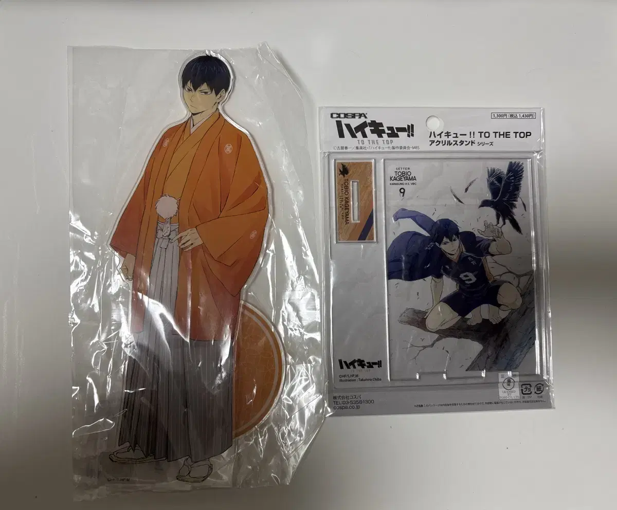 Haikyuu Kageyama acrylic Diorama Barefoot Diorama, Limited New Chun Big Acrylic