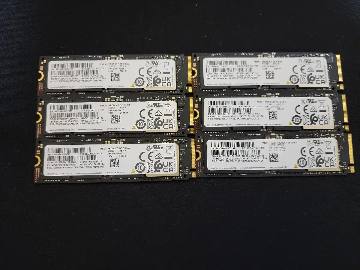 삼성 NVME SSD PM9A1 512GB