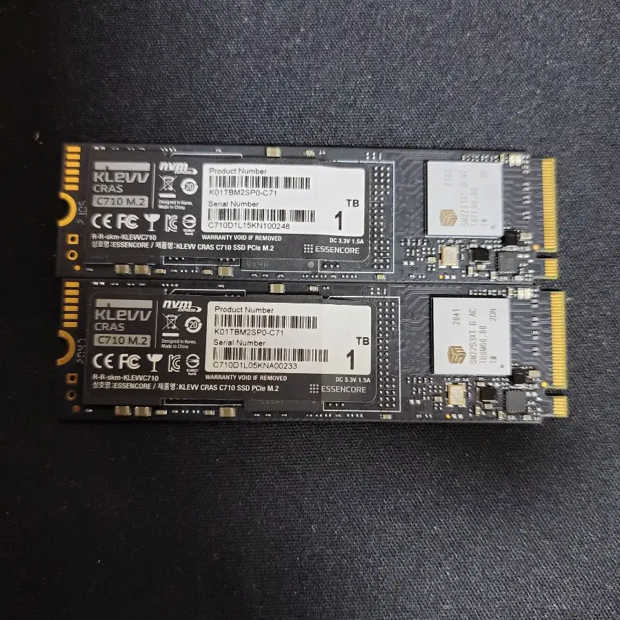 에센코어 NVME SSD CRAS C710 1TB