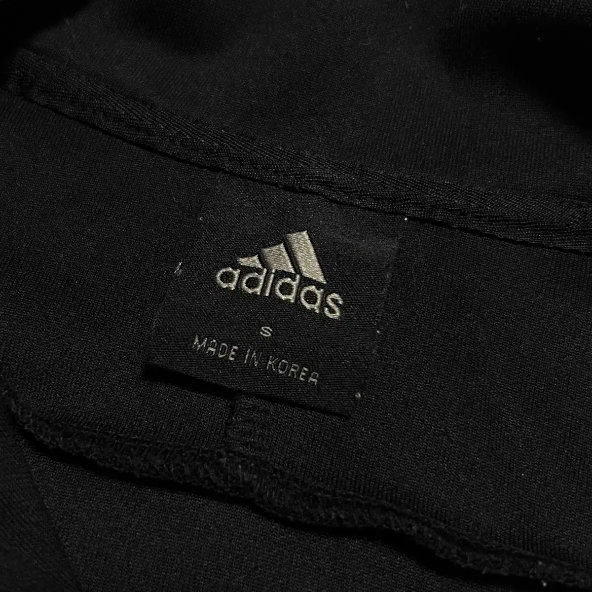 [ S ] adidas 아디다스 블랙 폴리 트레이닝 져지